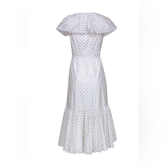 Rebecca Taylor
Birdseye Dot Clip Ruffle Midi Dress (16) - Picture 4 of 4